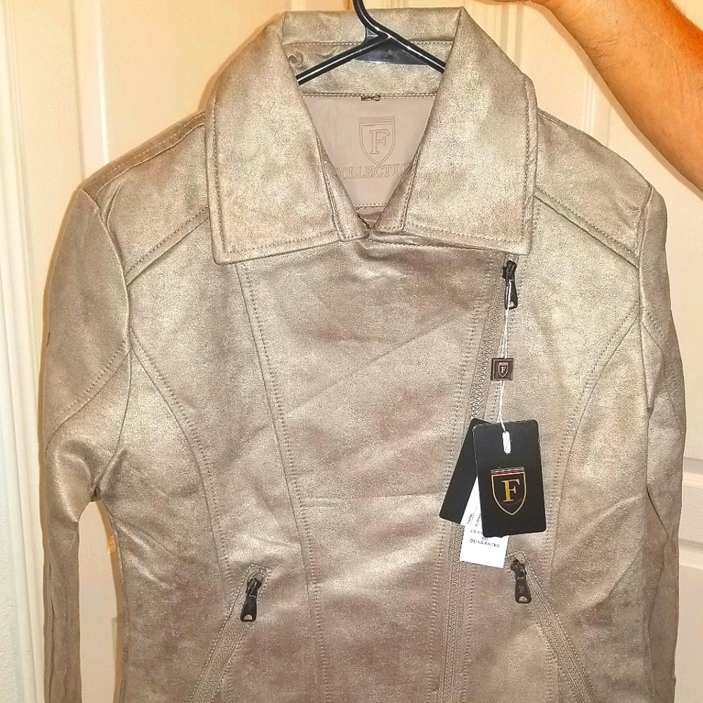 Women's Leather Jacket New with Tags - Free Shipping